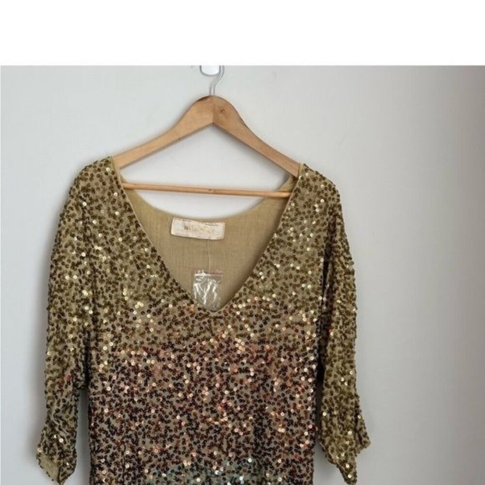 Jen’s Pirate X Booty Free People Sequin Dress Blogger Favorite Small Ombre Shine - Picture 6 of 12